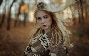 girl outdoors, girl, model, blonde