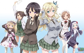 Kashiwazaki Sena, Hasegawa Kobato, anime girls, maid outfit, maid, Takayama Maria