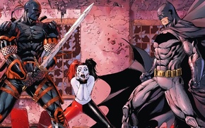 Batman, Deathstroke, Harley Quinn
