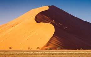 sand, desert, dune, landscape