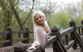 hair, long hair, girl outdoors, Katerina Kozlova, monroe, girl