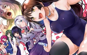 Nishikinomiya Anna, Fuwa Hyouka, Shimoneta, anime, anime girls, Onigashira Kosuri