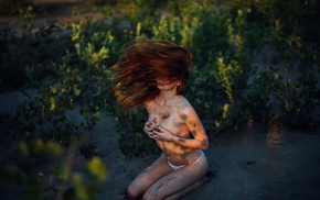 girl outdoors, model, girl