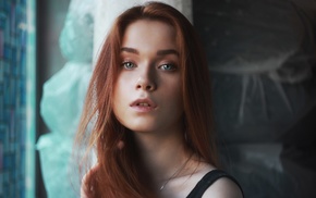 face, redhead, portrait, girl, Anya Altotskaya
