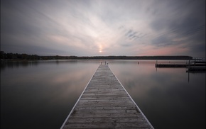 lake, landscape