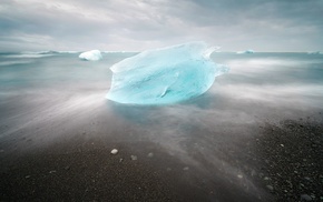 landscape, ice