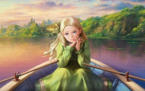 artwork, boat, When Marnie Was There