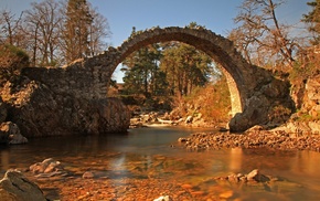 landscape, bridge