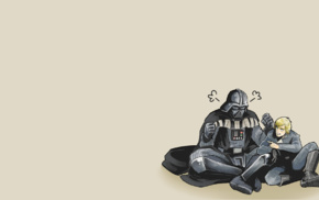 Darth Vader, simple background, Luke Skywalker, Star Wars
