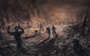artwork, Gears of War 3, video games