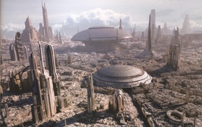 Star Wars, science fiction, Coruscant