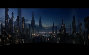 city, cityscape, Star Wars