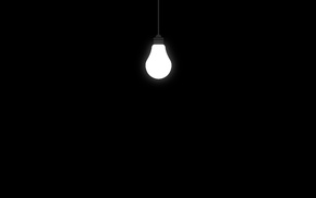 light bulb, minimalism