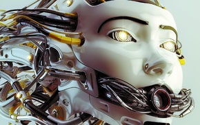 cyberpunk, science fiction, robot