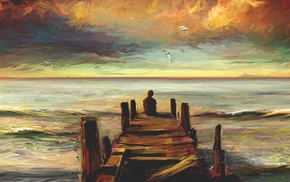 pier, artwork