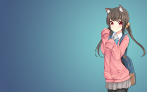 nekomimi, anime girls, cat girl, anime, original characters, animal ears