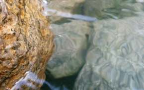 nature, water, stone
