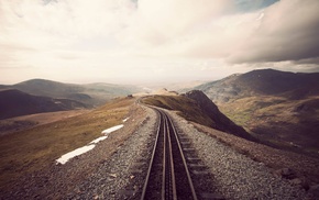 railway, sky