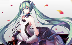 anime girls, twintails, Hatsune Miku, Vocaloid, anime