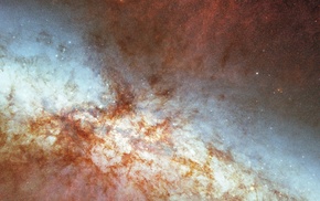 colorful, galaxy, multiple display, space, Messier 82, universe