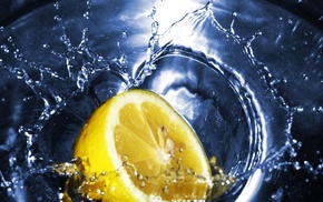 lemons, Water Splash, photography
