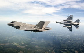 aircraft, US Air Force, military aircraft, Lockheed Martin F, 35 Lightning II, General Dynamics F