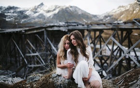 model, girl outdoors, girl