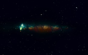 nebula, space, stars