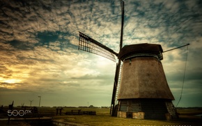 windmill, photography, nature