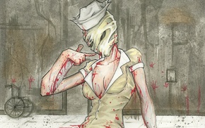 blood, video games, Silent Hill, artwork