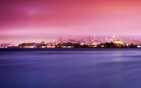 water, San Francisco, city, cityscape, sea, photography