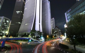 Japan, road, city, building, David Aguilera, cityscape