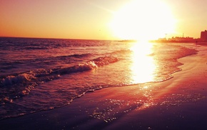 photography, water, nature, sunset, sea, beach
