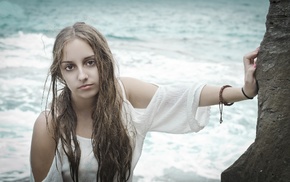 model, girl outdoors, girl