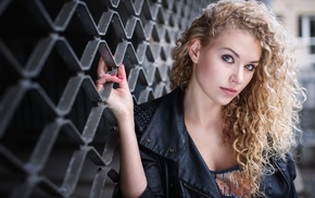 blonde, model, girl