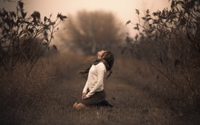 girl outdoors, girl