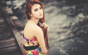 face, Asian, girl, model
