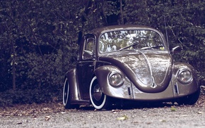 camber, Volkswagen, nature, custom, Volkswagen Beetle