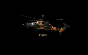 TAIAgustaWestland T129, Turkish Armed Forces, military aircraft, aircraft, helicopters, military