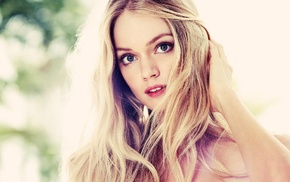 Lindsay Ellingson, blonde, model, face, girl