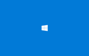 portrait display, logo, Windows 10, Microsoft Windows, minimalism, operating systems
