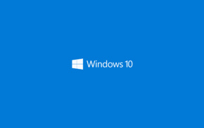 logo, Microsoft Windows, Windows 10, operating systems, minimalism