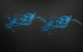 colored smoke, dark background, smoke, blue smoke