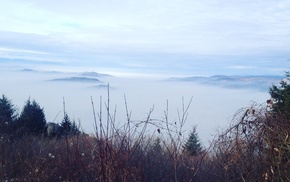 nature, mountains, landscape, winter