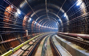 railway, architecture, tunnel, photography