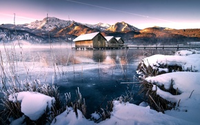 nature, winter, landscape