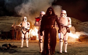 Star Wars The Force Awakens, Kylo Ren, Storm Troopers
