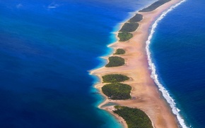 Eden, atolls, landscape, French Polynesia, beach, nature