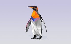 geometry, penguins, birds, abstract