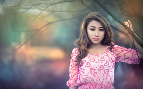 model, girl, Asian